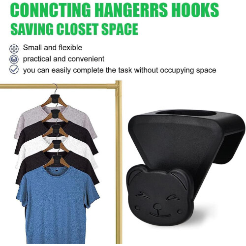 36-Piece Space-Saving Hanger Connector Hooks 1