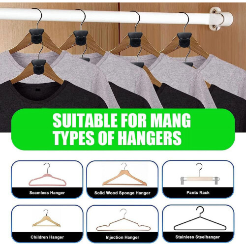 36-Piece Space-Saving Hanger Connector Hooks 2