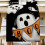 Flax Halloween Table Runner Ghost Pumpkin 33 x 183 cm 4