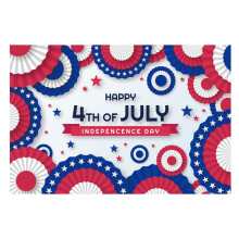 Patriotic Party Background Cloth 47.3 x 31.5 in