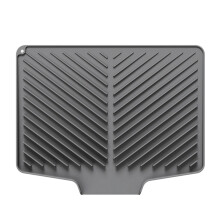 Not Slip Waterproof Food ready mat For Stone Wood Counters-Gray