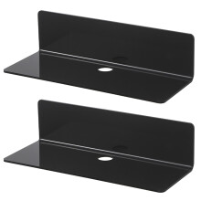 Washranp acrylic floating wall shelves 2 pcs
