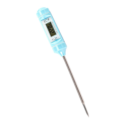 Digitale snel afleesbare vleesthermometers, waterdicht-Blauw