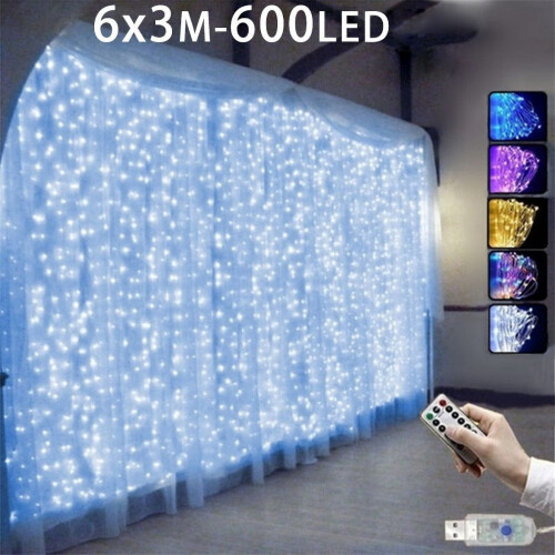 Guirlande lumineuse LED étanche à 8 modes