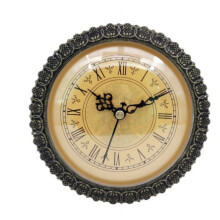 Wkładka do zegara retro z cyframi rzymskimi, metalowa, 14,5 cm