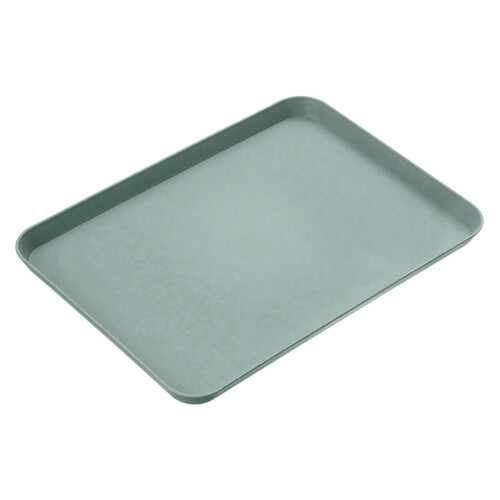 Bandeja retangular de plástico para servir (1 peça) 1