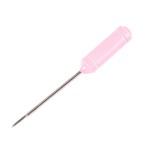 Multipurpose Digital Thermometers With Stainless Steel-Pink