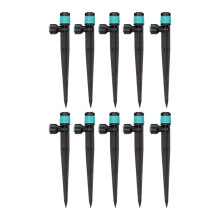 10Pcs Professionelle 360 Grad Rotierenden Bewässerung-Blau