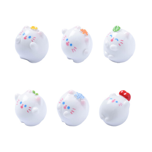 Mini chats en résine en vrac, ensemble de petits chats pour