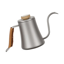 Spacious 600ml Metal coffee jar For Home And Office-Silver