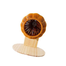 Breathable Rattans Style Bird Shelter Practical Pet Bird-brown