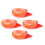 4 stk. røde PVC-tomatskiver 1