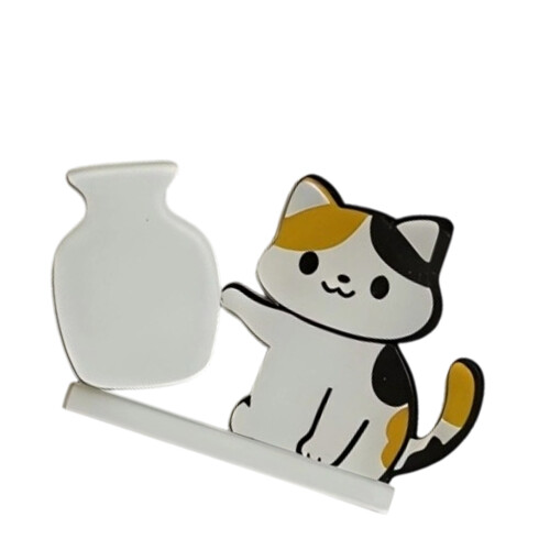 Fridge Magnets Kitchen Office Whiteboard Decorative-calico cat