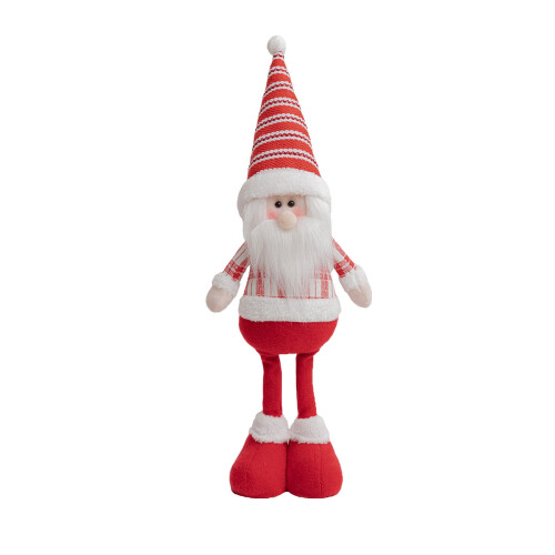 Röd jultomte stående docka väggdekoration 2