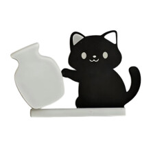 Fridge Magnets Kitchen Office Whiteboard-little black cat