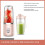 (pink) New Electric Mini Juice Maker Portable Blender Smoothie Juicer Fruit Machine 1