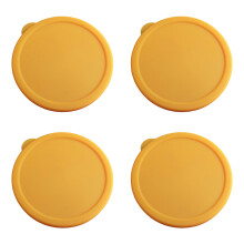 Couvercle d'étanchéité en Silicone pour bocal en verre,-Orange
