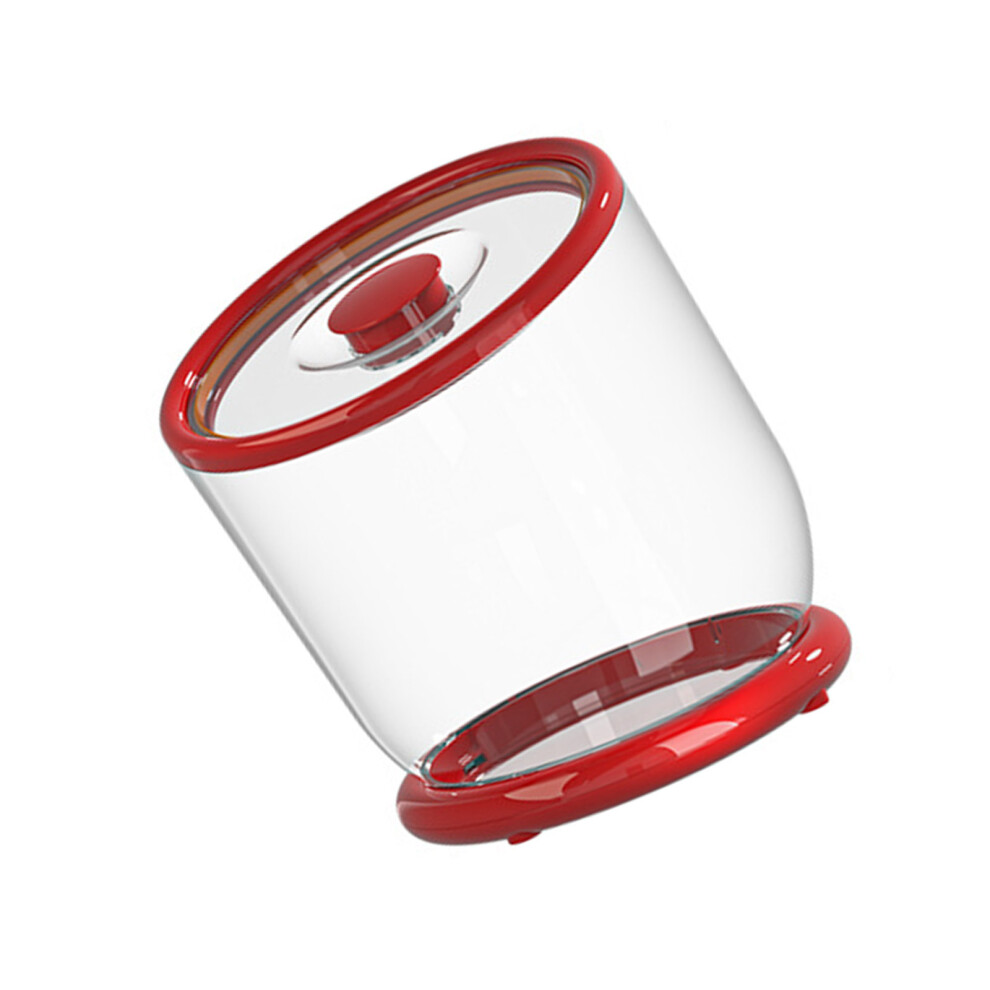 Airtights Rice Storage Container With Clear Window For-Red L 7627001409521
