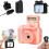 (Pink with battery) Mini Camera, Mini Vintage Camera, Tiny Nostalgic Snap Camera 1