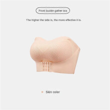 (XXL, sink color) Women Ladies Strapless Bandeau Bra Boob Tube Removable Pad Comfort Tops