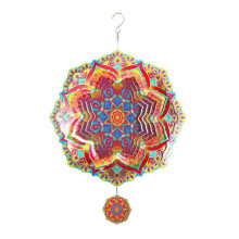 Mandala Wiatrak Dekoracja Zewnętrzna Ze Stali Nierdzewnej