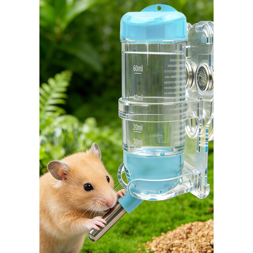 Multiuse Small Animal Water Dispenser Holder Magnetic Mounting 2