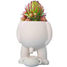 (white) Piss Pot Planter,Piss Pot for Plants,Peeing Plant Pot,Flower Pot Funny Vase  For Home
