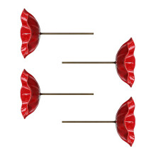 Rostfreie Blumenpfahlstütze aus Kunststoff, die als automatisch