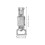3Pcs Zinc Alloy Quick Release Snap Hooks for Equestrian Gear Silver 2
