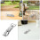 3Pcs Zinc Alloy Quick Release Snap Hooks for Equestrian Gear Silver 4