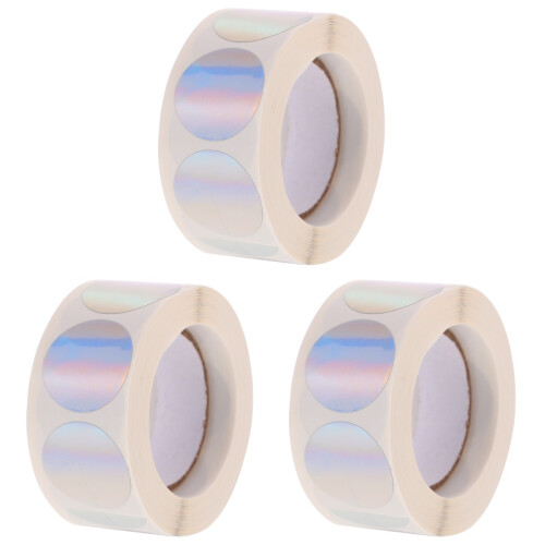 3Rollen Selbstklebende Silber Aufkleber Für Scrapbooking 1