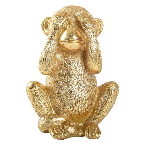 No Evil Monkeys Resin Figurine Home Decor Statue 1