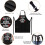 Chef Aprons for Cooking with Pockets Adjustable One-Size 4
