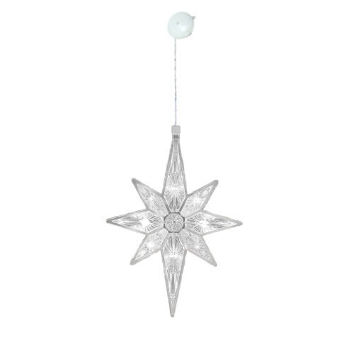 LED Octagonal Star Suction Cup Lamp Warm Light 1