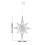 LED Octagonal Star Suction Cup Lamp Warm Light 3