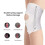 (XL, black) Knee Brace Knee Support Compression Sleeve With Side Stabilizers Silicone 2