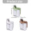 Small Pet Meal Dispenser With Comfortable Handle And-White 4