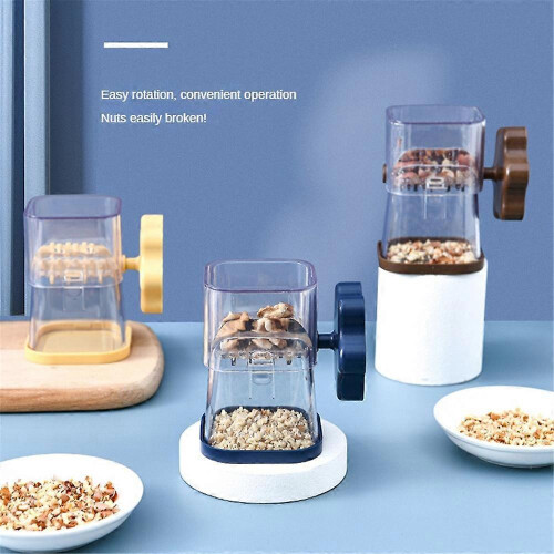 (blue) Nut Chocolate Crusher Walnut Kernel Peanut Kernel Manual Crusher Dried Fruit Grinding Tool 1