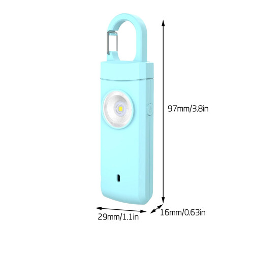 Viflosae 130dB Rechargeable Wolf Personal Alarm 1