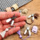 (purple) Tiny Craft Knitting Scissors Set,Mini Knitting Scissors Set With Protective Case 5