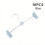 Telescopic pant hanger rack non-slip 10 pcs 2
