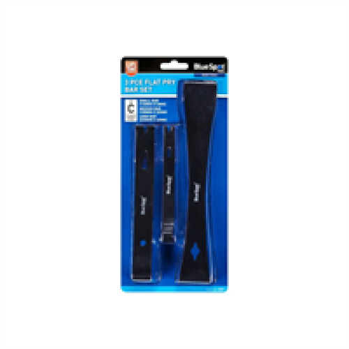 BlueSpot BlueSpot Tools Flat Bent Nose Pry Crow Lever Bar Set 3 Piece