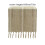 Cotton Linen Table Flag with Tassel Gray 1 pcs 3