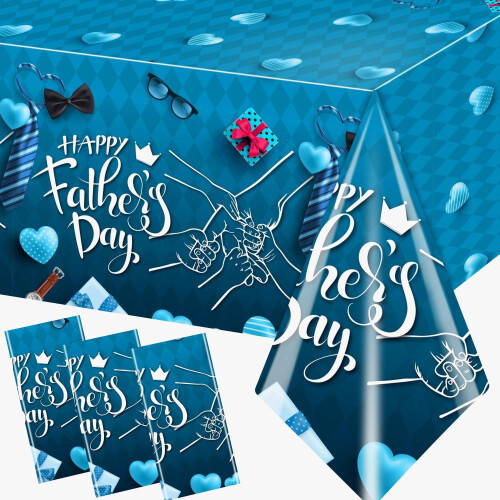 Father's Day Tablecloth Set – Waterproof, 3 Pack 1