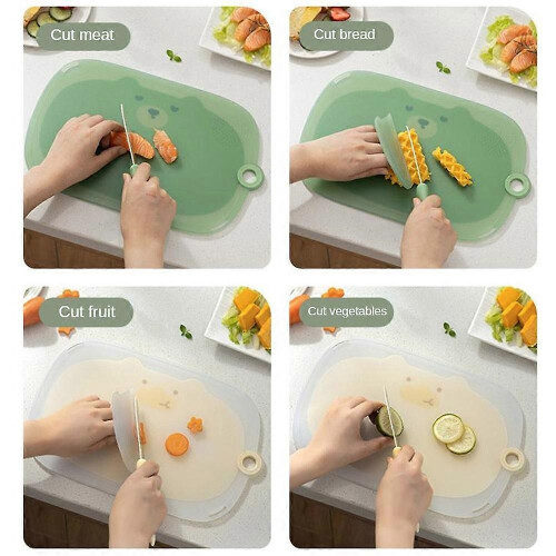 (White S) Cutting Board Mildew-proof And Antibacterial Household Fruit Cutting Board 2