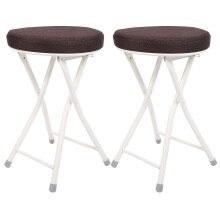 2 Pack Folding Mesh Stools Multifunctional Office Chair for Parties Travel Camping
