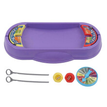 Toy Top Desktop Interactive Small Game Multiplayer Competitive Battle Toy with Gyroscope Disc 2 Players