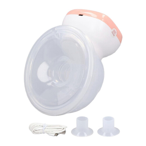 Hands Free Breastfeeding Pump Large Suction Touch Button Portable LED Electric Wearing Chest Pump