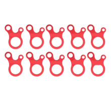 Paracord-Spannvorrichtung für Outdoor-Abenteuer, einfache Bedienung, 3-Loch-Seilversteller aus Aluminiumlegierung, ultraleichter, starker und
