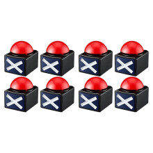 8PCS Game Answer Buzzer,Game Buzzer Alarm Sound Play Button with Light Trivia Quiz Got Talent Buzzer
